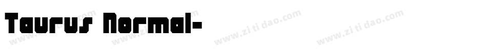 Taurus Normal字体转换